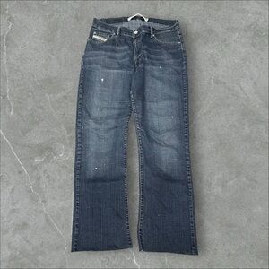 Diesel Industry Jeans Mens‎ 32x30 Blue Y2K Bootcut Fanket Grunge Hip Hop Italy